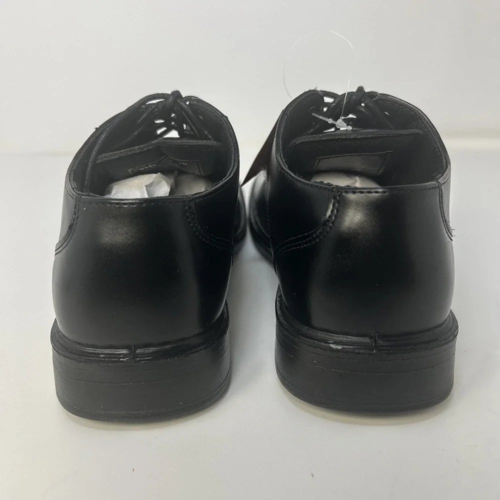 Deer Stags Gabe‎ Boys Black Lace-Up Oxford Dress Shoes Size 4M NIB